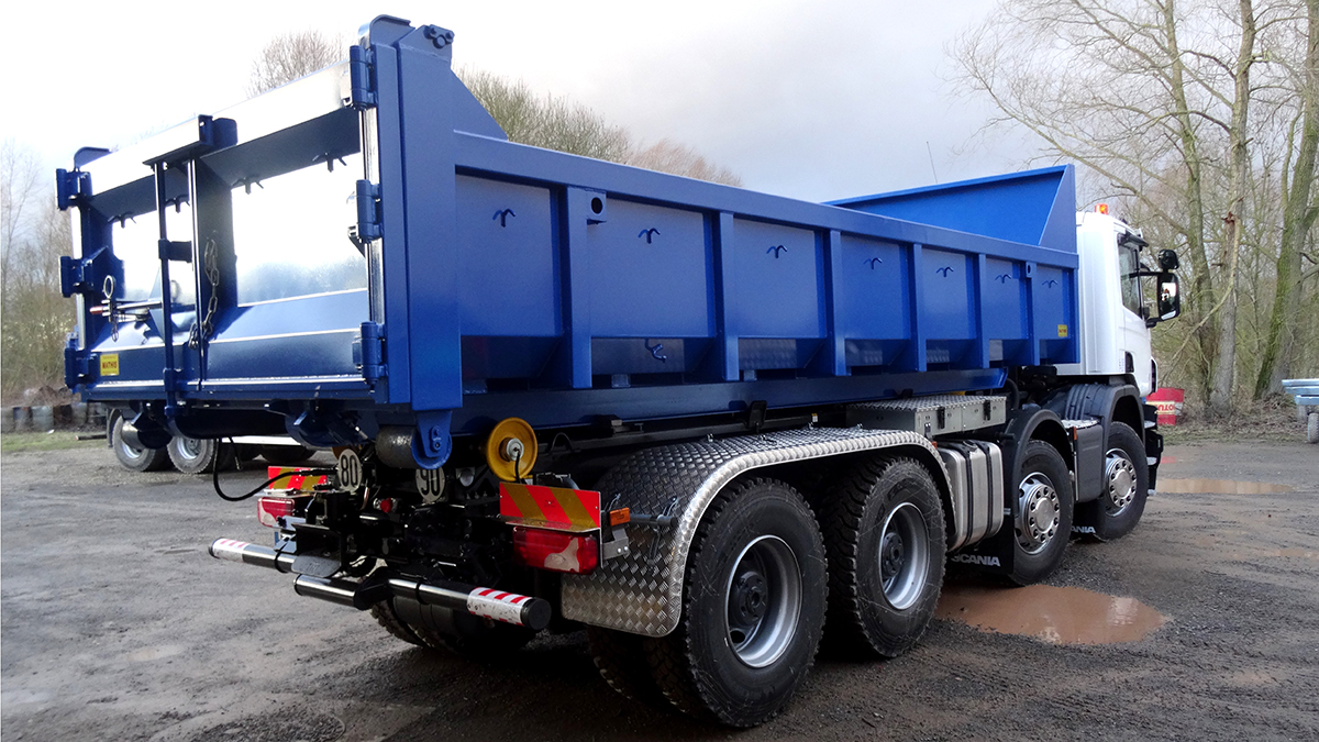camion porte benne